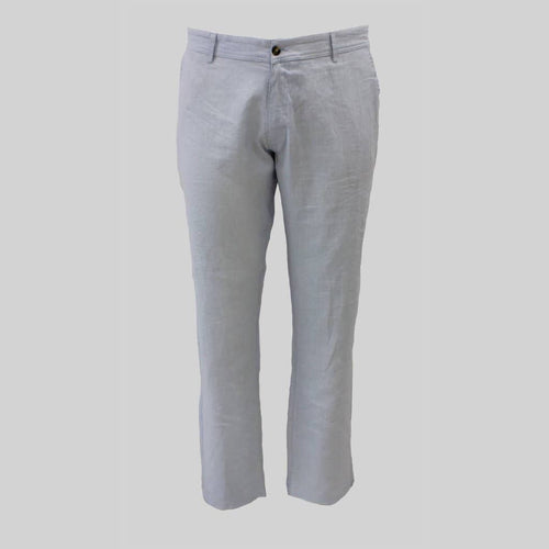 Pantalon chino bleu clair en lin pour Homme - Blacks Legend