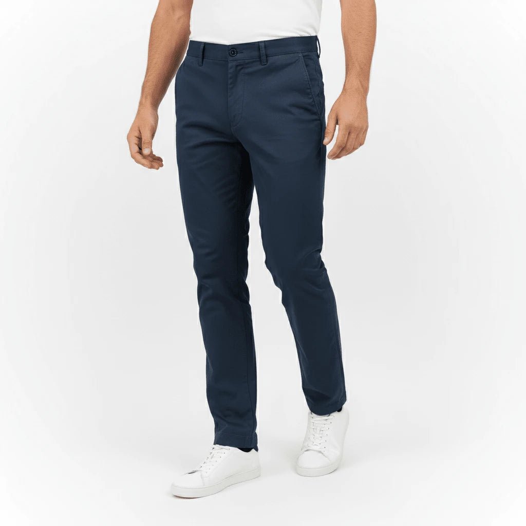Pantalon chino bleu marine pour homme BACK to LEGEND