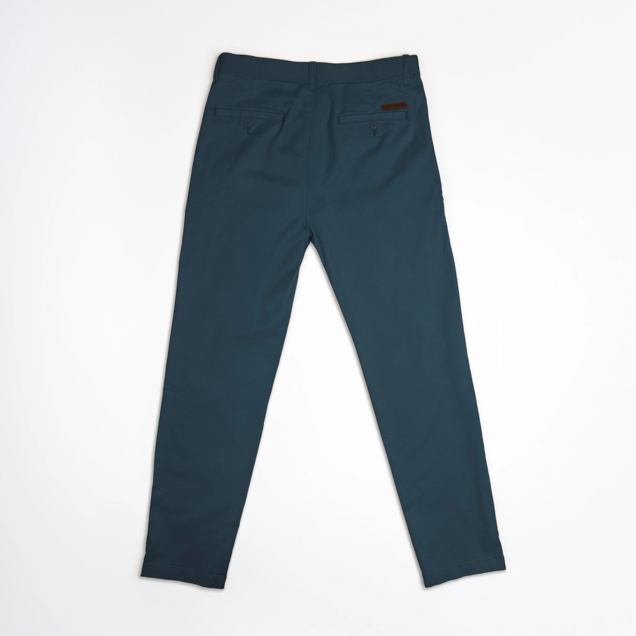 Pantalon chino bleu marine pour homme BACK to LEGEND (vêtement à plat de dos)