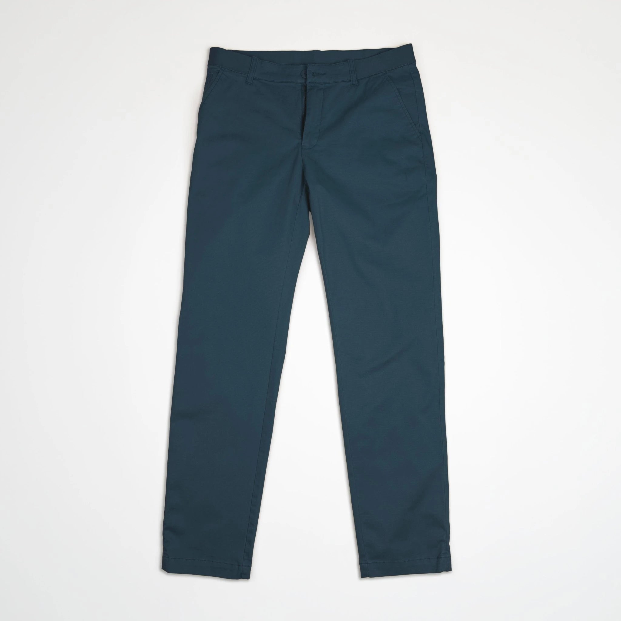 Pantalon chino bleu marine pour homme BACK to LEGEND (vêtement à plat de face)