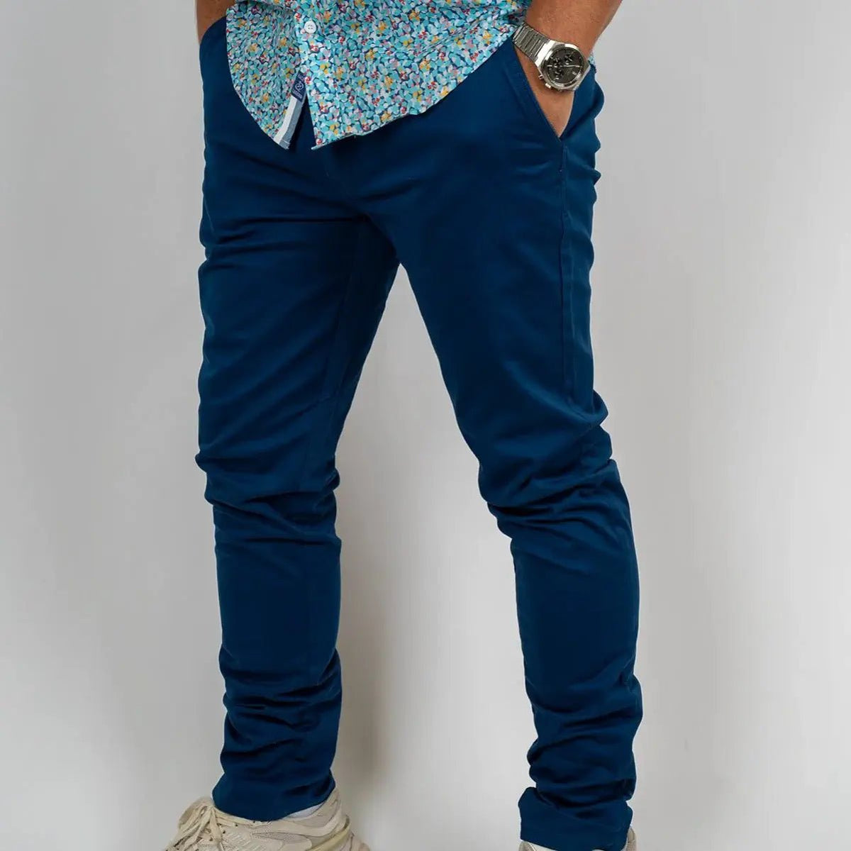 Pantalon chino bleu roi pour homme Blacks Legend