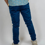 Pantalon chino bleu roi pour homme Blacks Legend (vue de dos)