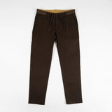 Pantalon chino homme marron foncé BACK TO LEGEND (vue de face)