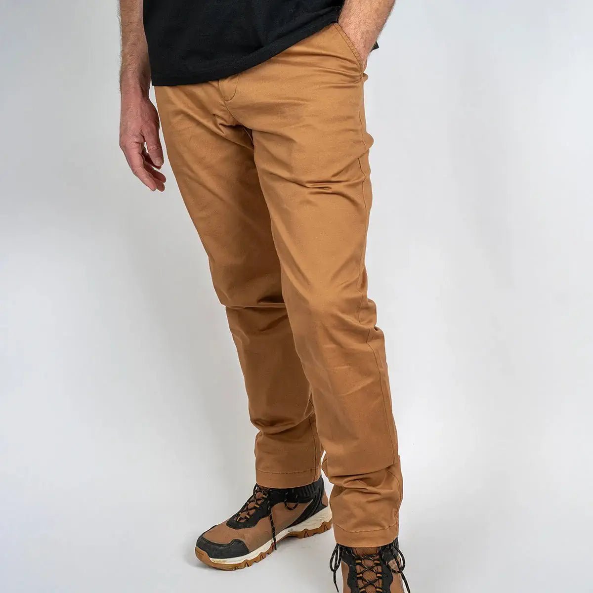 Pantalon chino marron pour homme BACK to LEGEND