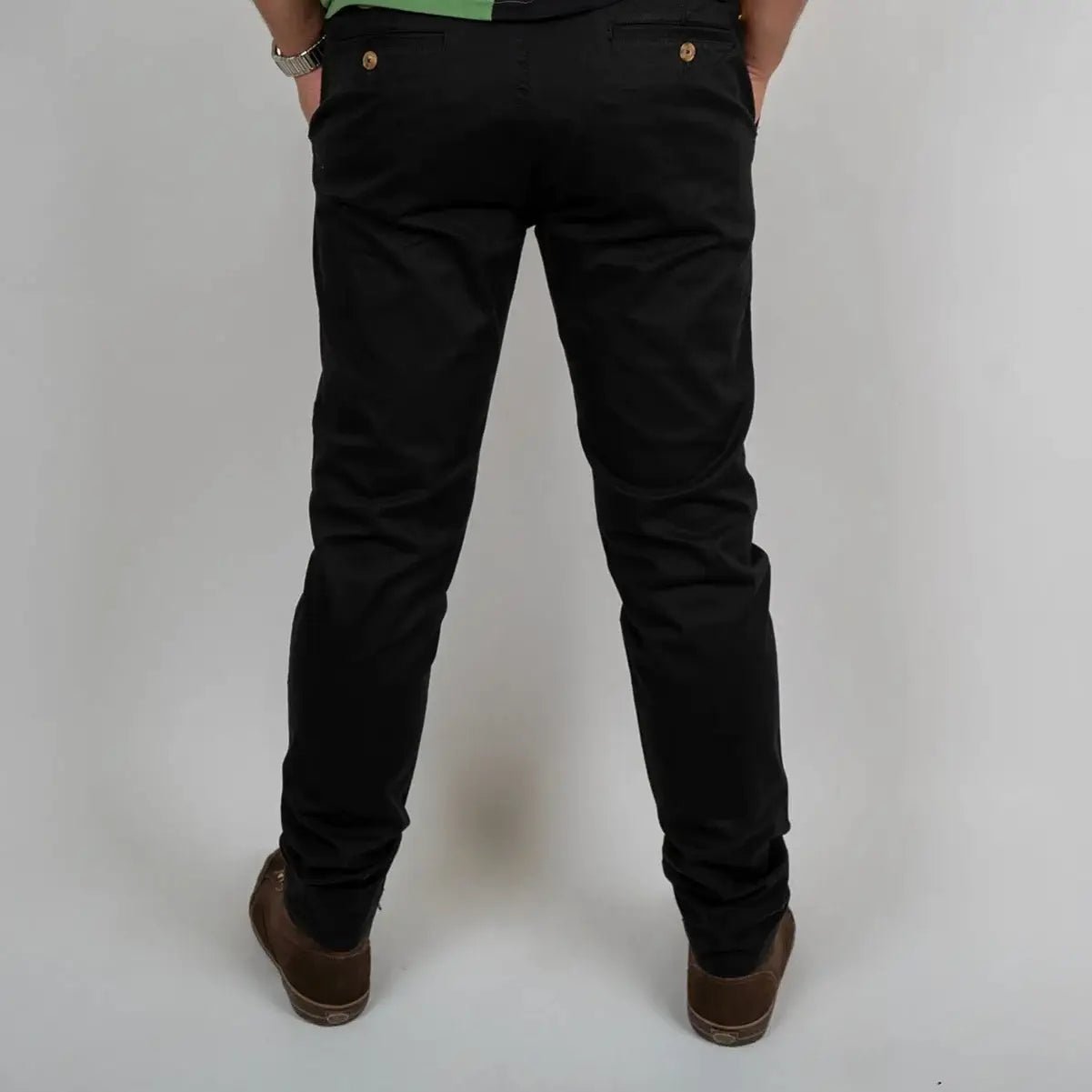 Pantalon chino noir pour homme Blacks Legend