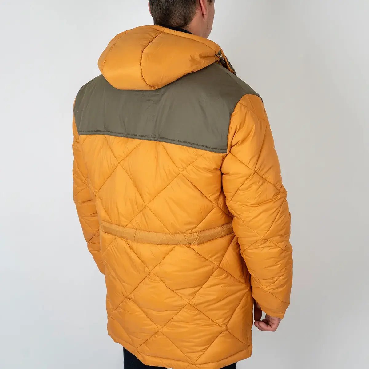 Parka réversible bicolore orange et kaki pour homme BACK to LEGEND (dos orange)