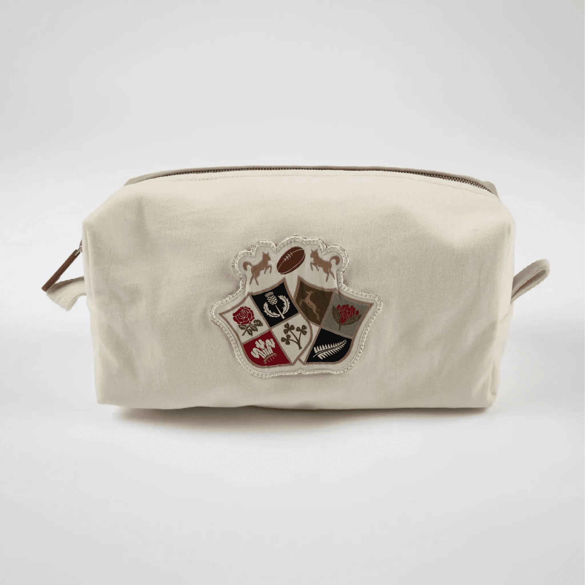 Pochette de voyage BARBARIANS multi-usage bicolore blanc/écru