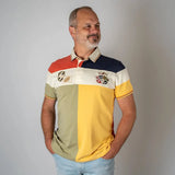 Polo Barbarians multicolore à manches courtes - BACK TO LEGEND