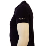 Polo Homme bleu marine Blacks Legend / Peter Mc Andrew (zoom sur la manche)