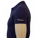 Polo Homme bleu pétrole Blacks Legend / Peter Mc Andrew (Zoom manche)