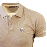 Polo Homme gris clair Blacks Legend / Peter Mc Andrew (Zoom col et poitrine)