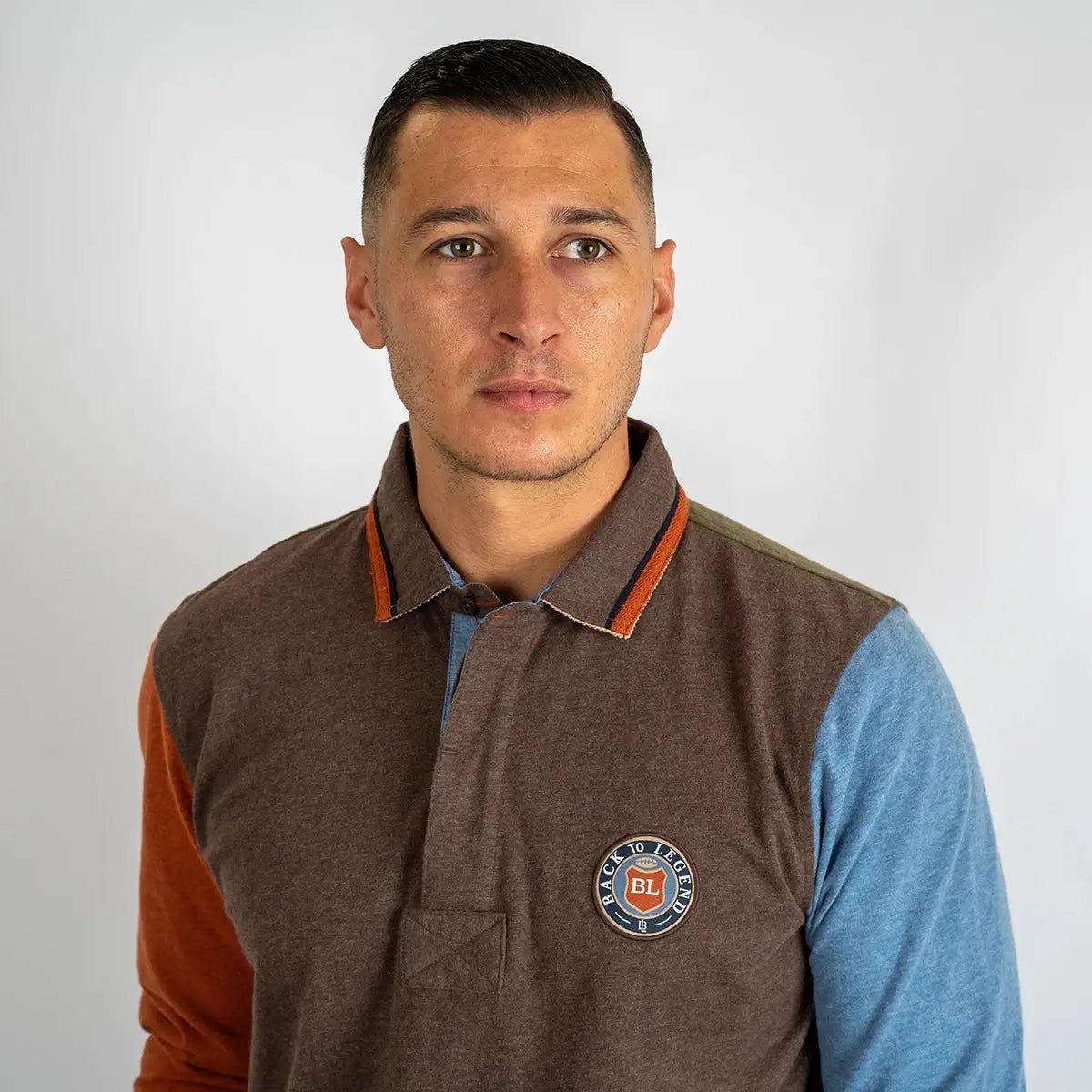 Polo manches longues Clubhouse multicolore BACK to LEGEND