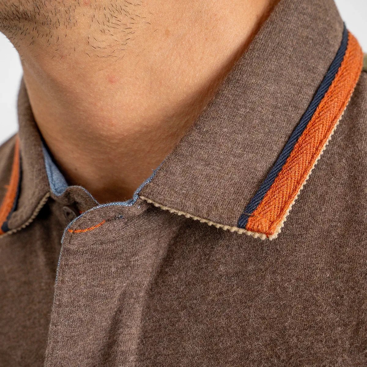 Polo manches longues Clubhouse multicolore BACK to LEGEND (zoom col)