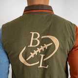 Polo manches longues Clubhouse multicolore BACK to LEGEND (vue de dos)