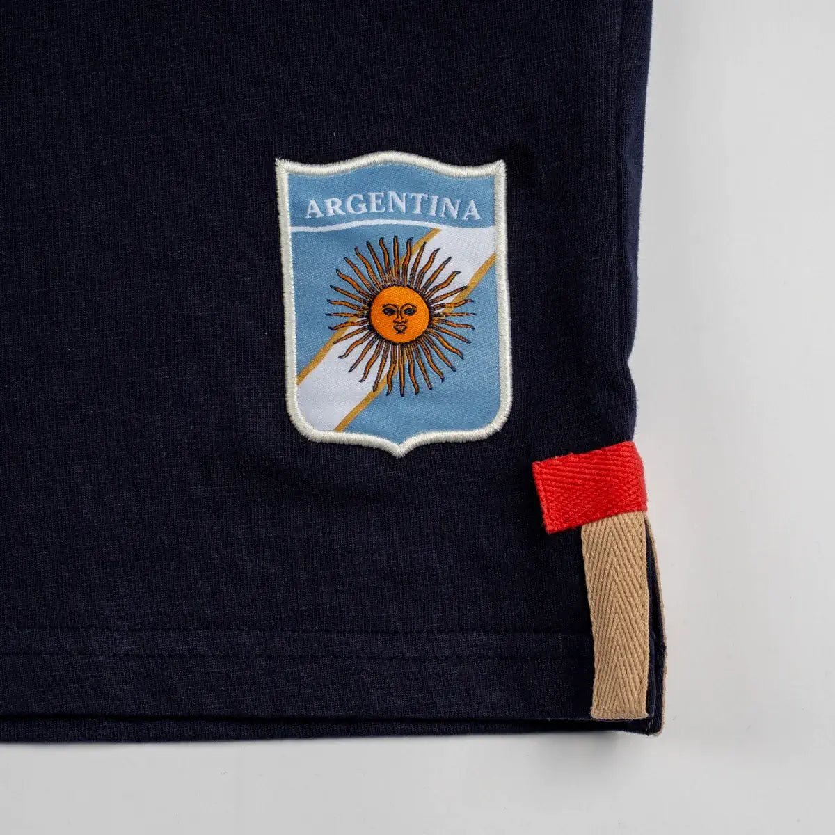 Polo à manches longues tricolore multi-pays Barbarians BACK to LEGEND (zoom badges)