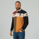 Polo patchwork multicolore Barbarians multi nations BACK TO LEGEND