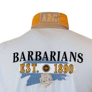 Polo Barbarians ARGENTINE (zoom broderie dorsale)