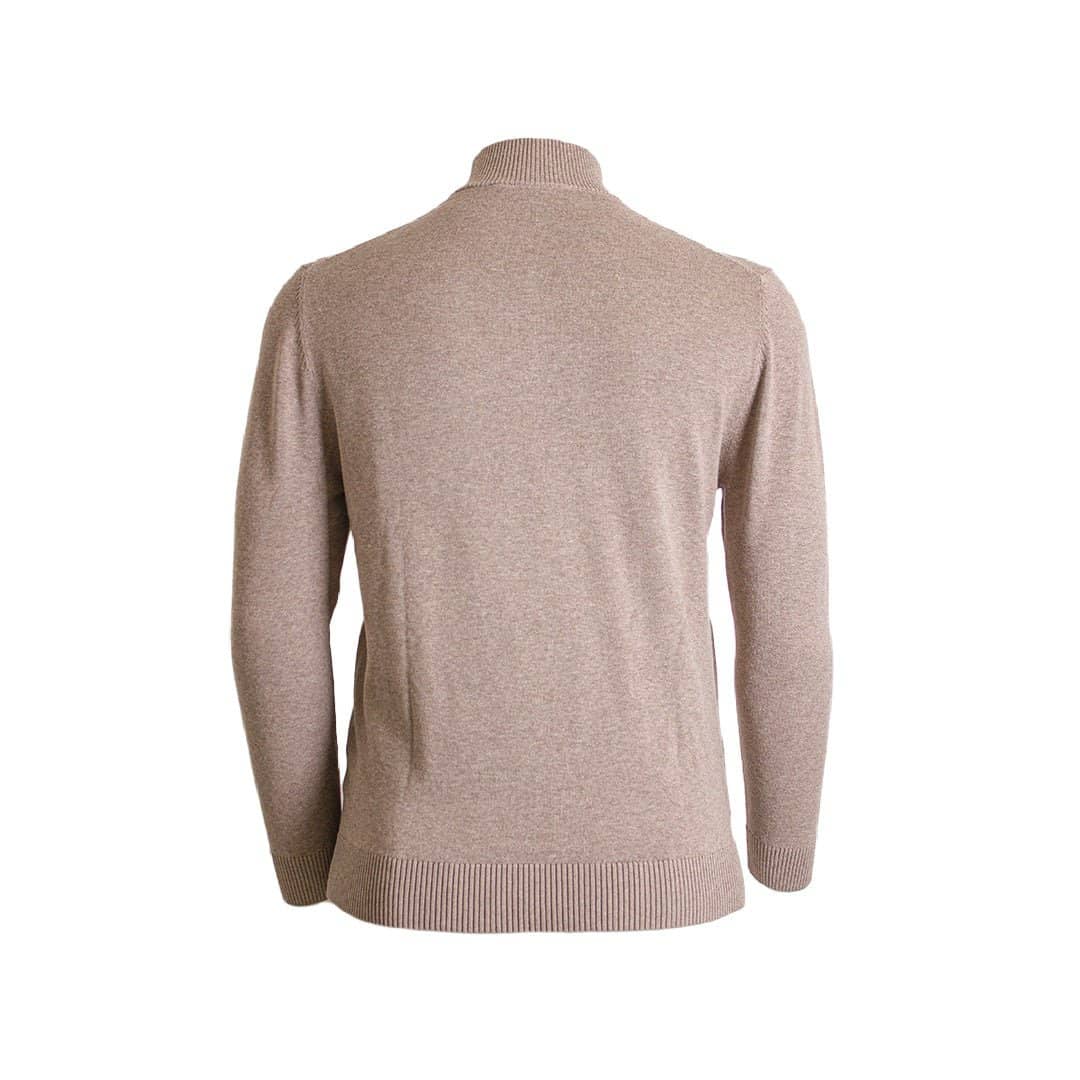 Pull camionneur beige en cachemire Blacks Legend (Vue de dos)