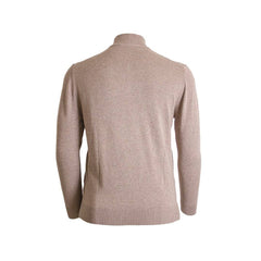 Pull camionneur beige en cachemire Blacks Legend (Vue de dos)