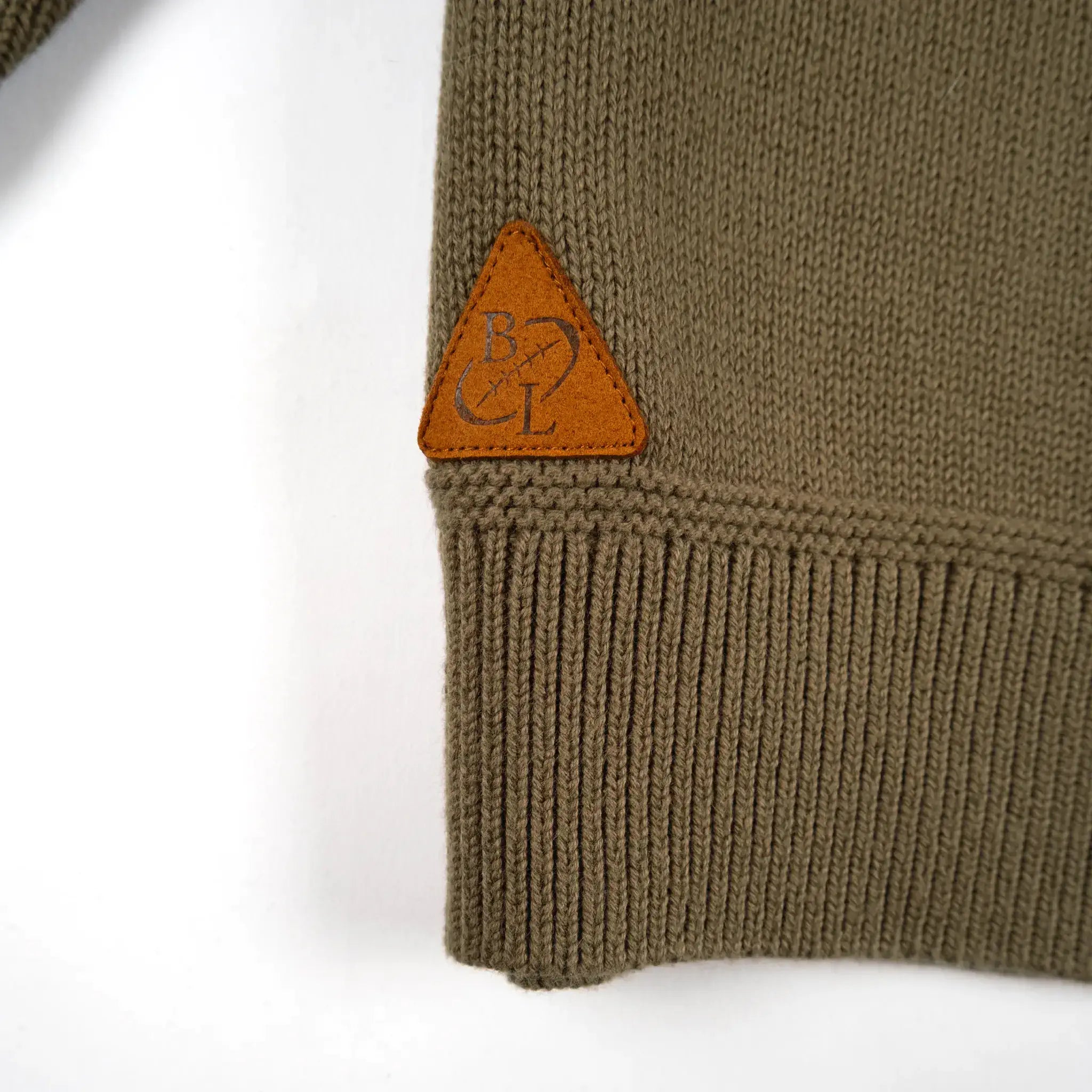 Pull camionneur boutonné kaki pour homme BACK TO LEGEND (zoom bas de vêtement)