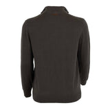 Pull homme col camionneur couleur bronze (vue de dos)