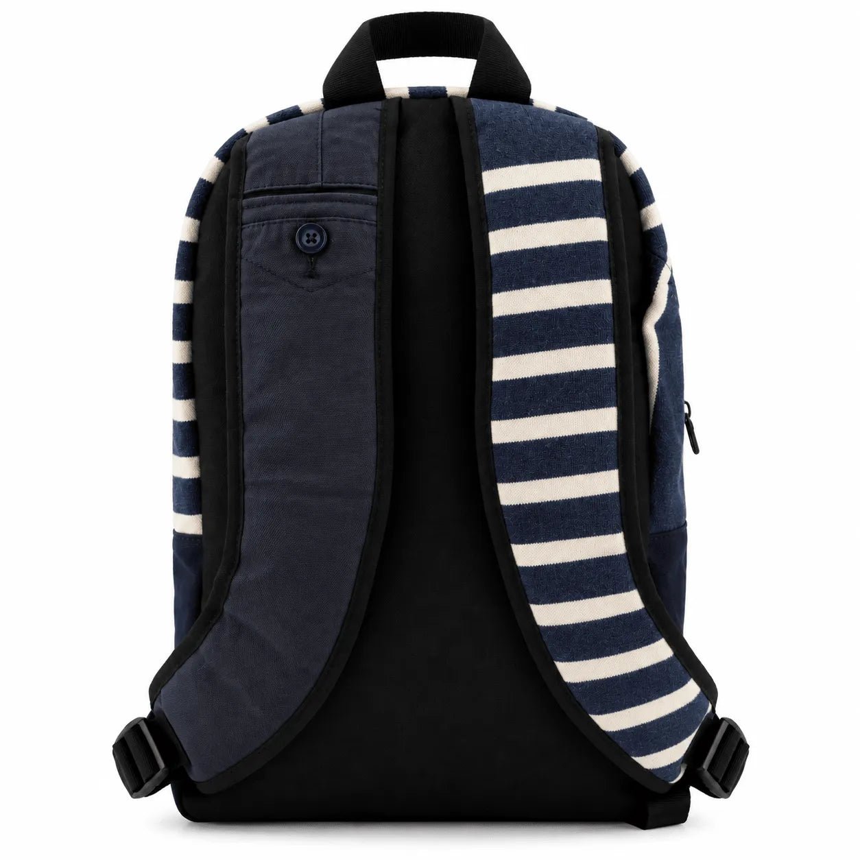 Sac à dos marinière upcyclé BACK TO LEGEND