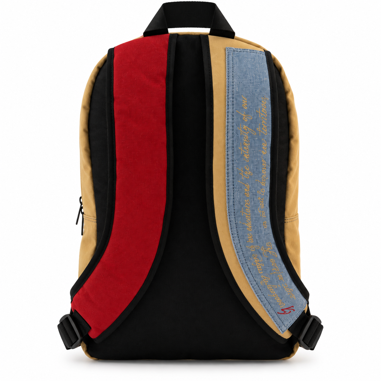 Sac à dos upcyclé rouge