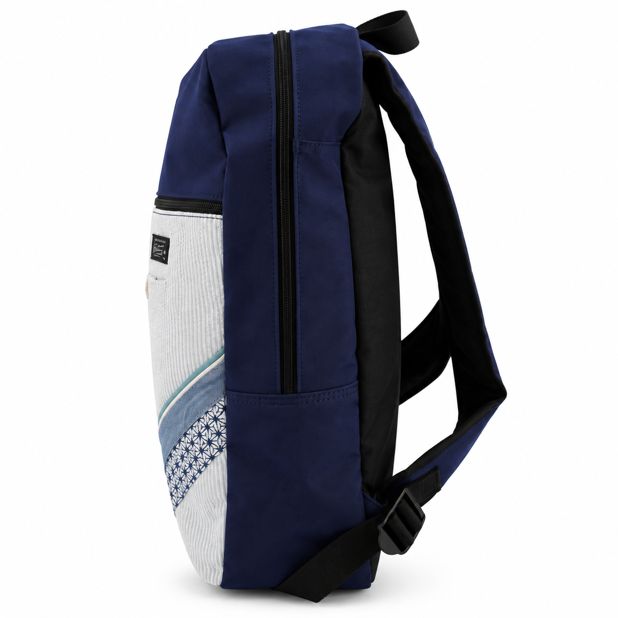 Sac à dos upcyclé bleu marine