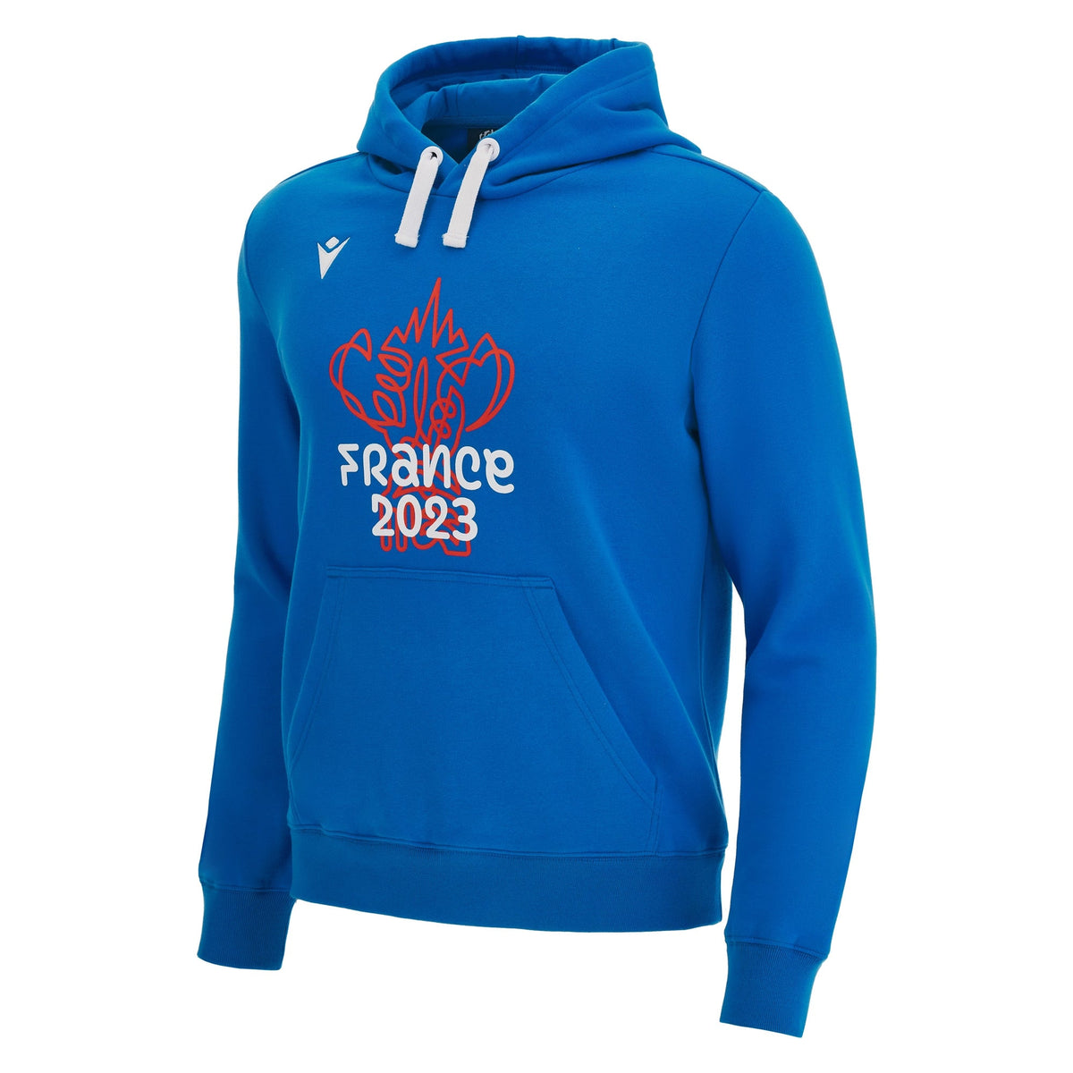 Sweat à capuche bleu & drapeaux RWC France 2023