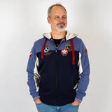 Sweat full zip à capuche Barbarians multi-nations BACK to LEGEND