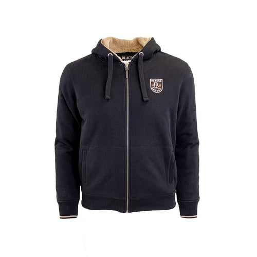 Sweat noir full-zip doublé sherpa Blacks Legend