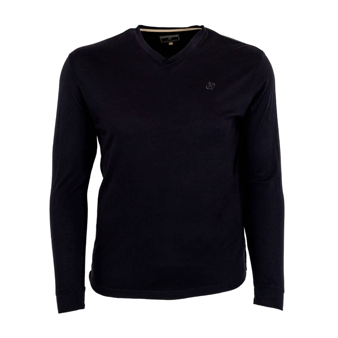 T-shirt noir manches longues avec logo TYCW Tiffosi ado garçon - Casual T-shirt noir manches longues avec logo TYCW Tiffosi ado garçon - Casual