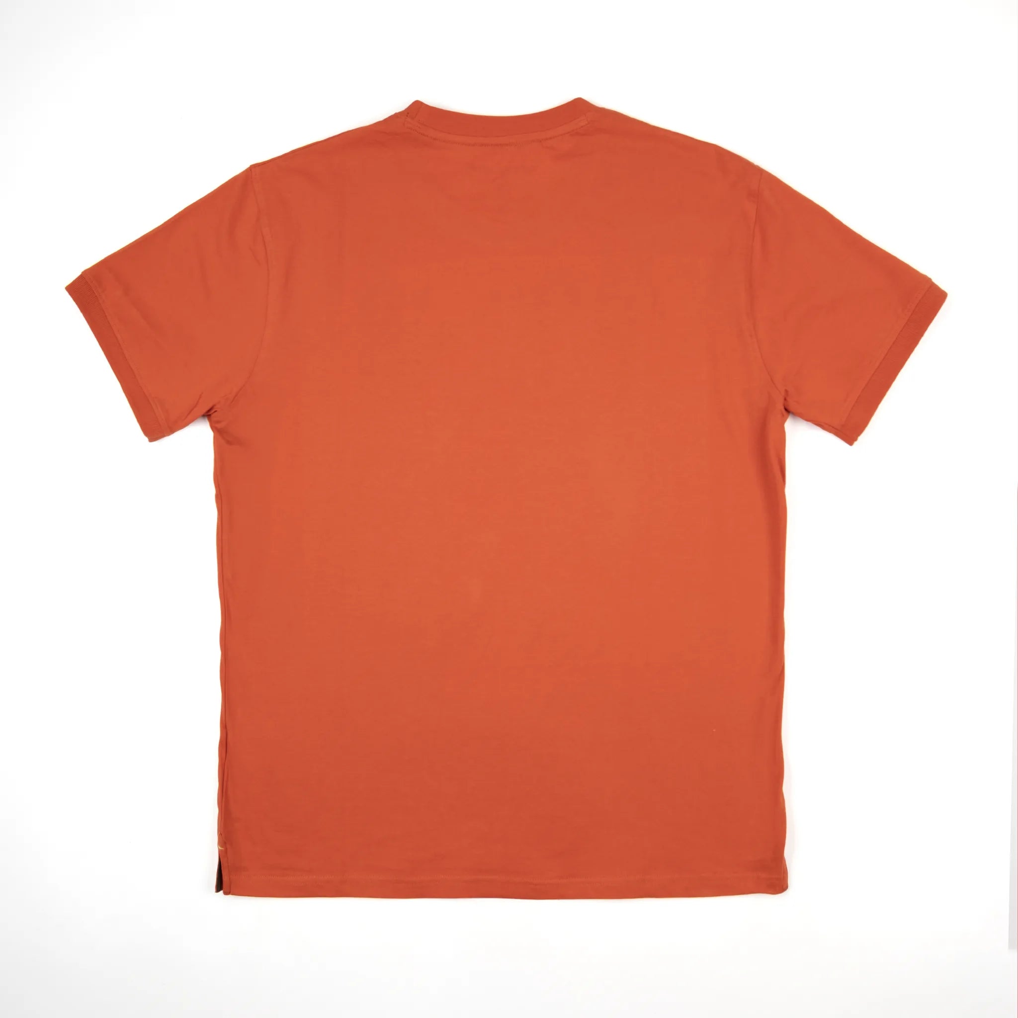 T-shirt orange à col rond pour homme BACK TO LEGEND (vêtement à plat de dos)