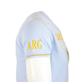 T-shirt bleu clair Barbarians ARGENTINE (Zoom épaule)