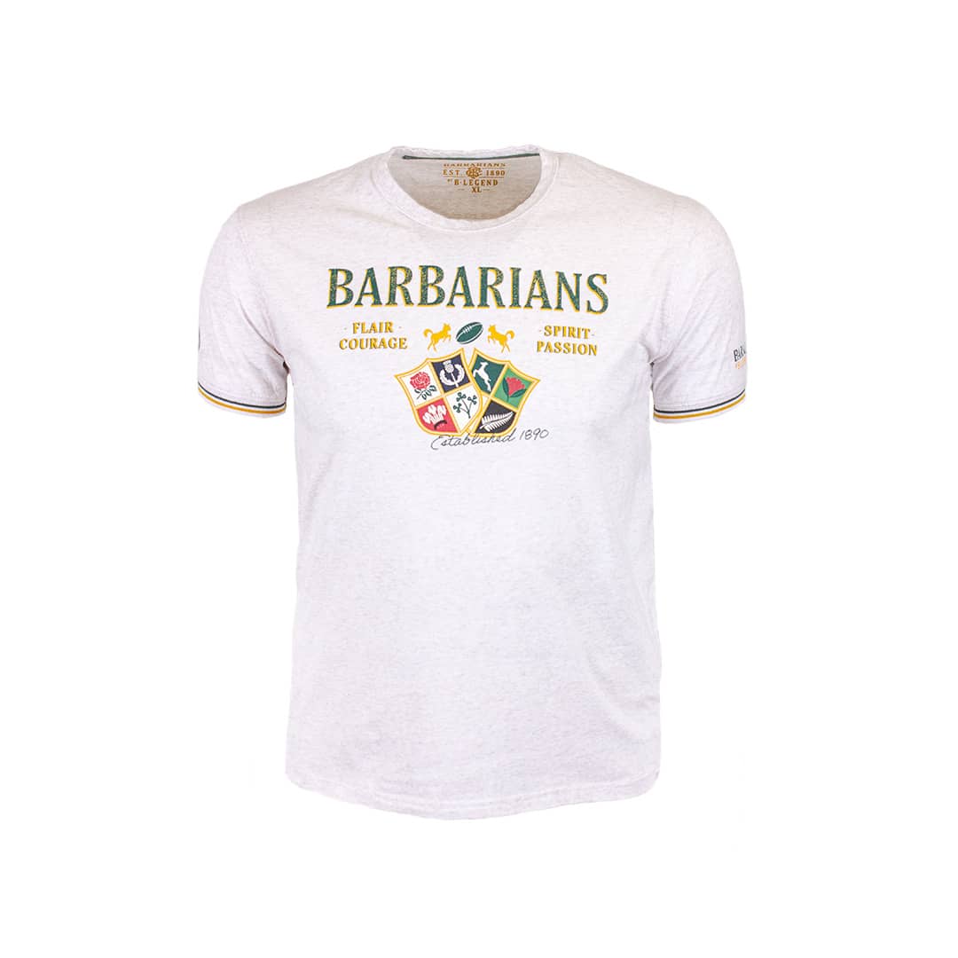 T-shirt blanc cassé Barbarians AUSTRALIE - Blacks Legend