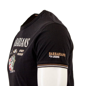 T-shirt Barbarians AUTHENTIQUE noir (Vue de profil)