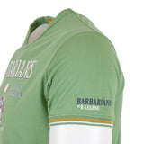 T-shirt vert Barbarians IRLANDE (Vue de profil)
