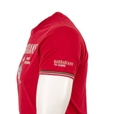 T-shirt rouge Barbarians PAYS DE GALLES (Vue de profil)