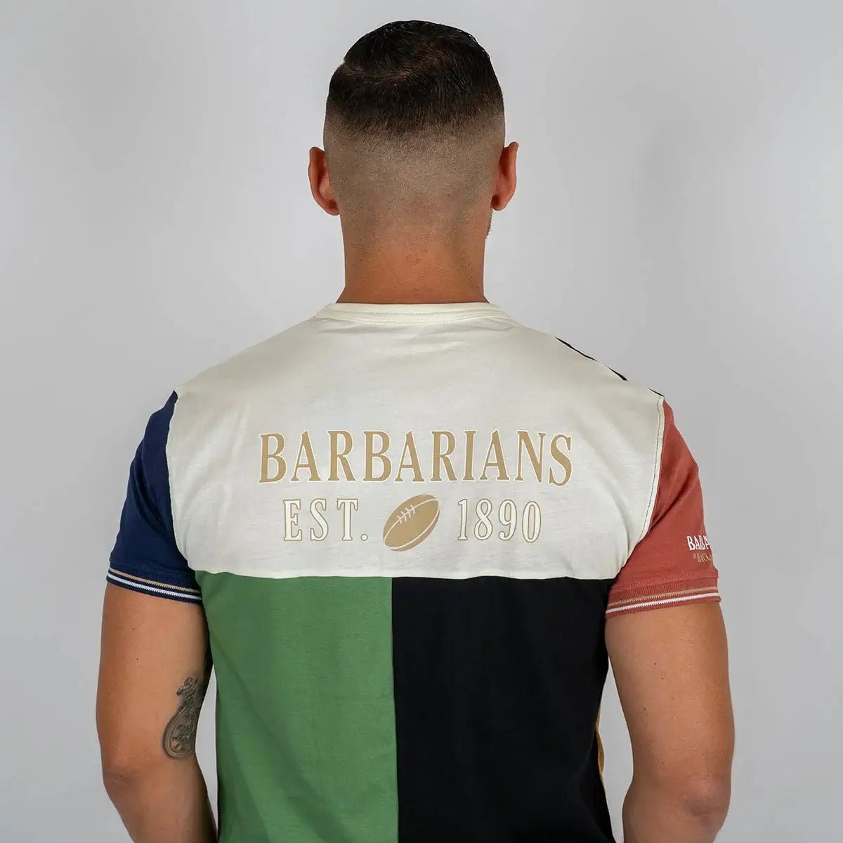 T-Shirt Barbarians multicolore (vue de dos)