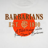 T-shirt BARBARIANS Japan blanc BACK to LEGEND (zoom impression dorsale)