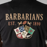 T-shirt Barbarians noir multi-nation (zoom print dorsal)