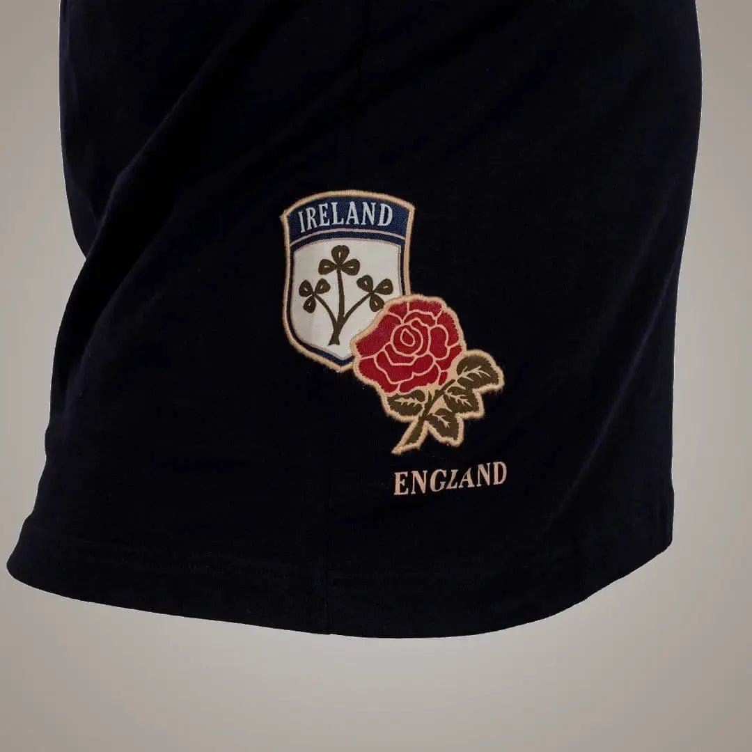 T-shirt Barbarians noir multi-nation (zoom bas de vêtement)