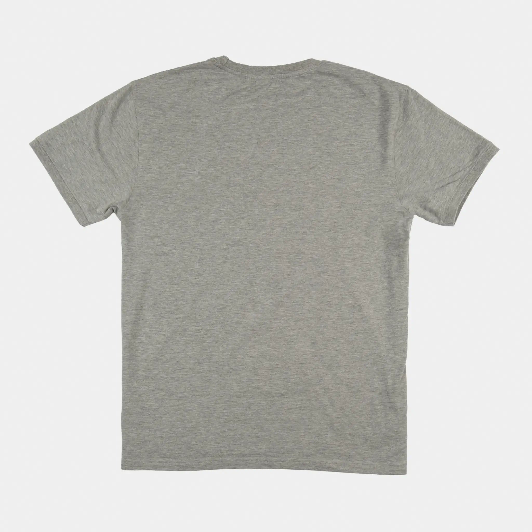 T-shirt homme gris chiné col rond BACK TO LEGEND (vêtement à plat de dos)