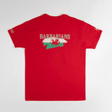 T-shirt manches courtes XV Barbarians rouge pour homme BACK TO LEGEND (vêtement de dos)