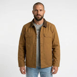 Veste homme en tissu canvas ocre - BACK TO LEGEND