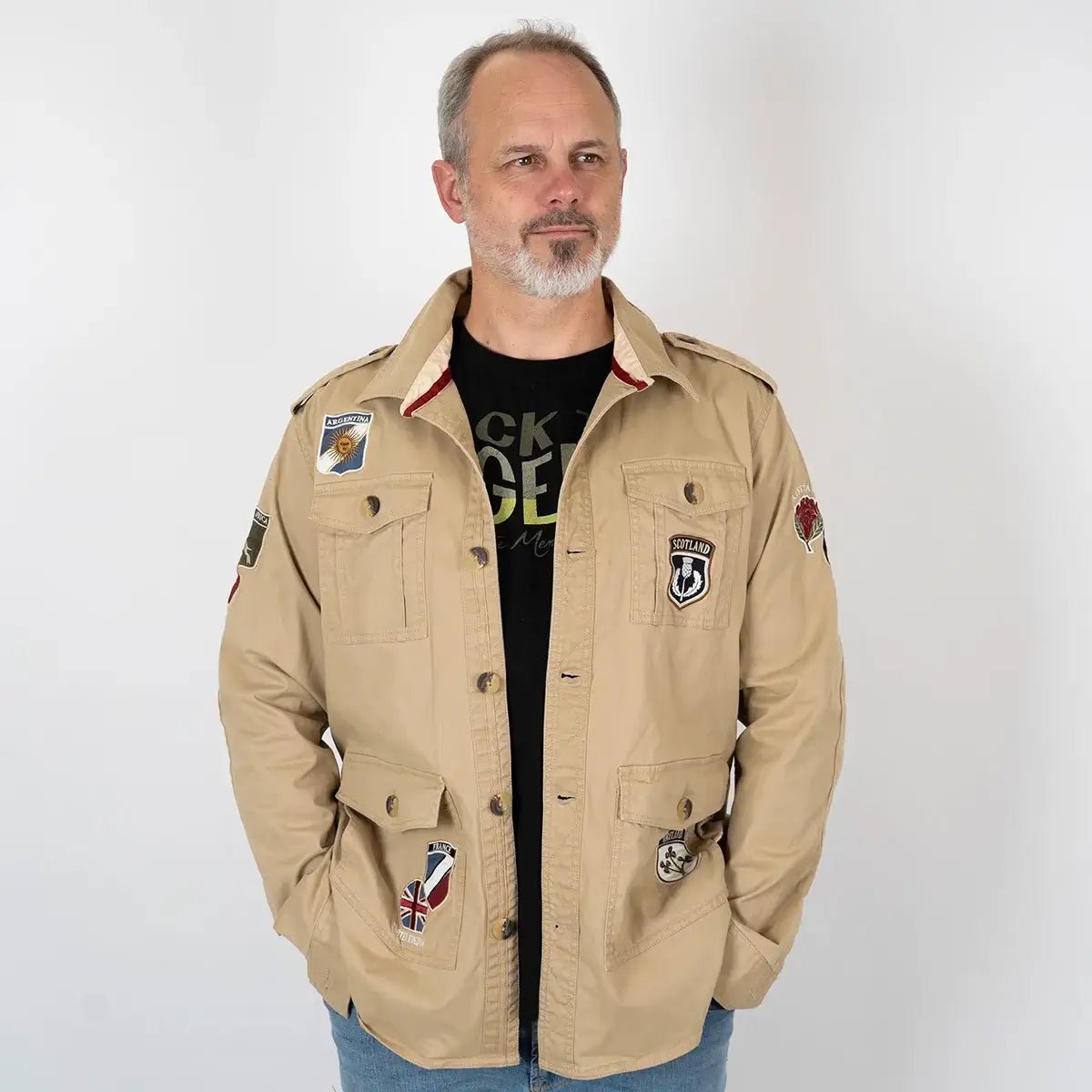 Veste saharienne Barbarians multi-nations BACK to LEGEND