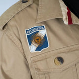 Veste saharienne Barbarians multi-nations BACK to LEGEND (zoom poitrine)