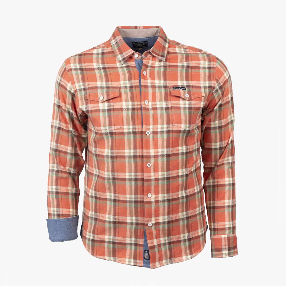 Chemise homme bleu ciel à rayures (manches longues) - Blacks Legend Chemise homme bleu ciel à rayures (manches longues) - Blacks Legend