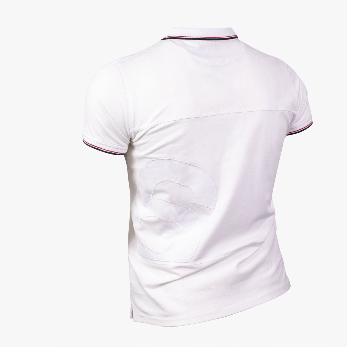 White Nautical polo shirt