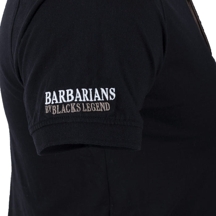 Barbarians Polo Manches Courtes - Noir B722PC02-NO9-S - Blacks Legend